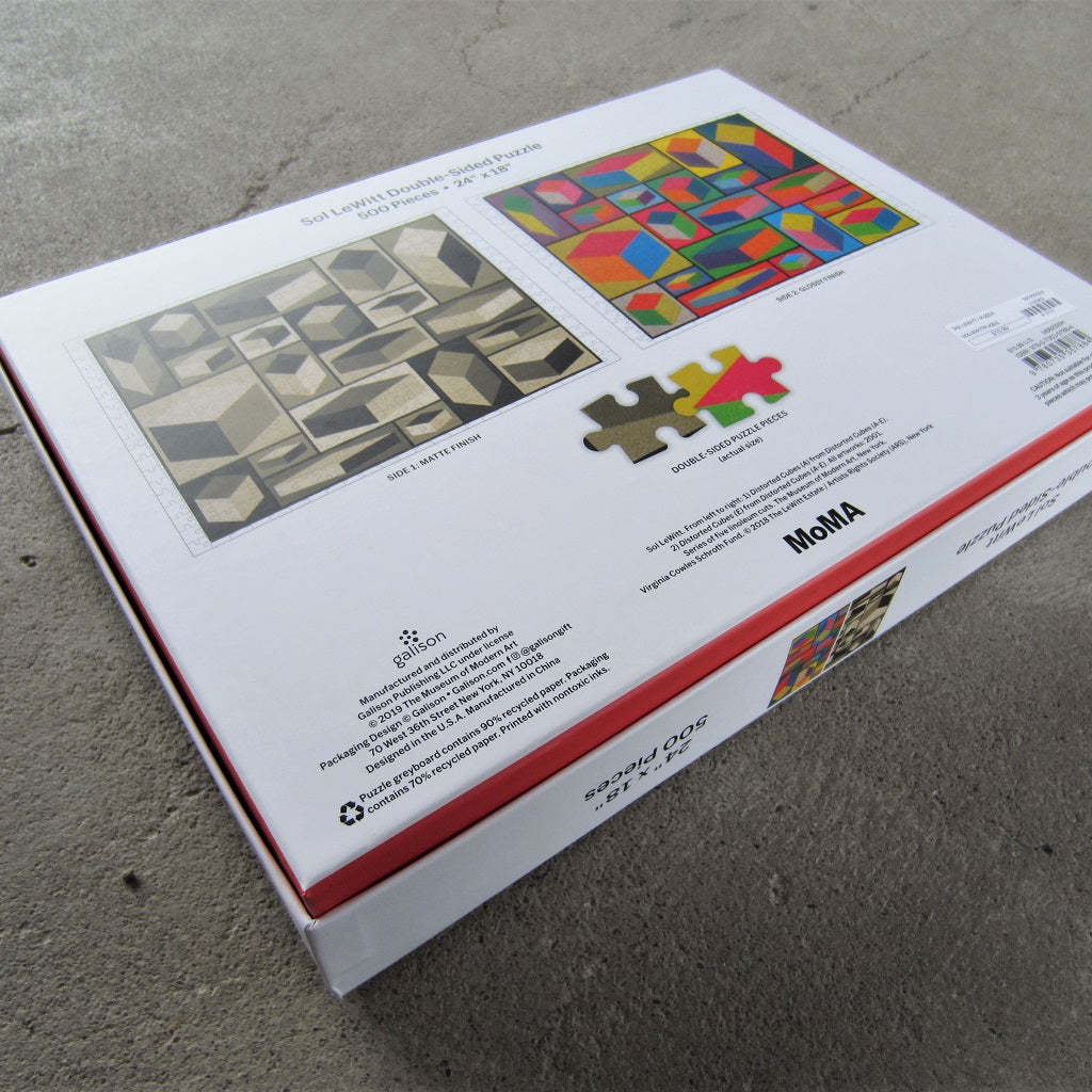 Jigsaw Puzzle: Sol LeWitt Double Sided
