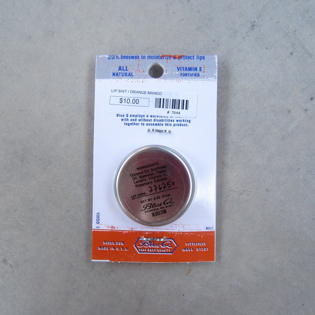 Lip Shit Lip Balm: Orange Mango