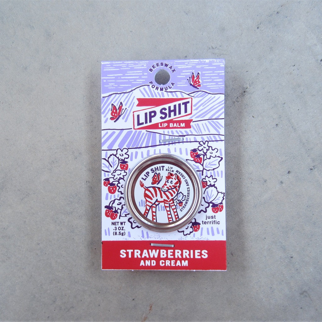 Lip Shit Lip Balm: Strawberry Cream