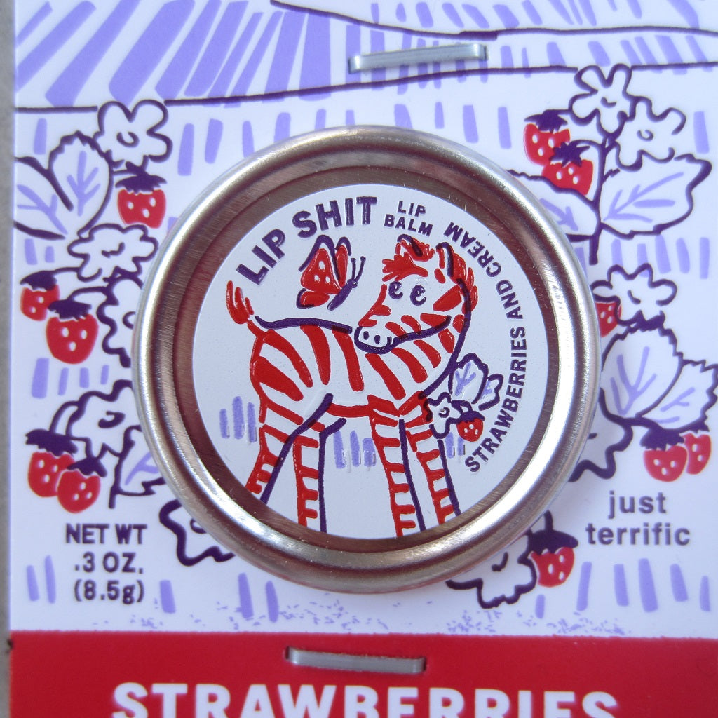Lip Shit Lip Balm: Strawberry Cream