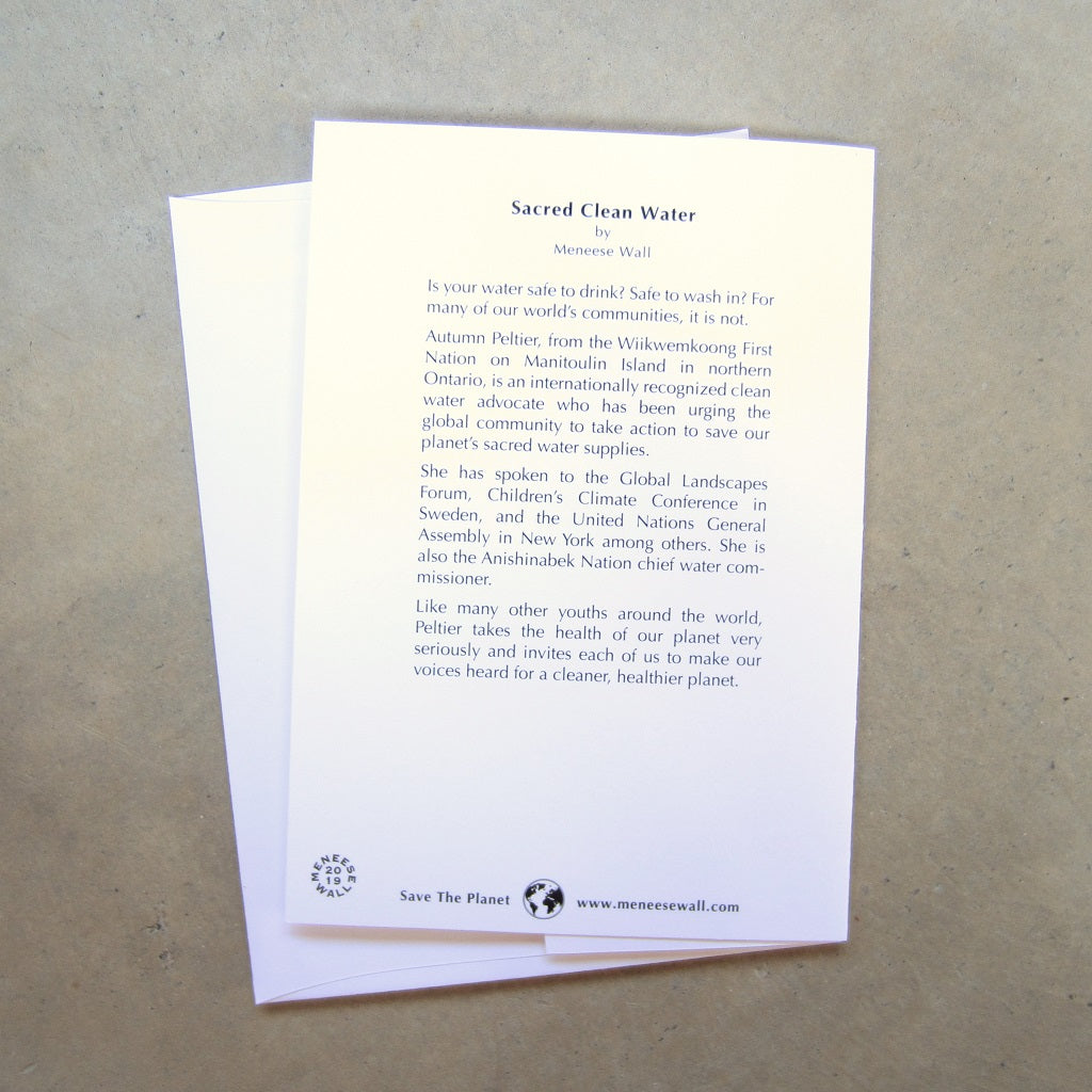 Greeting Card: Sacred Clean Water