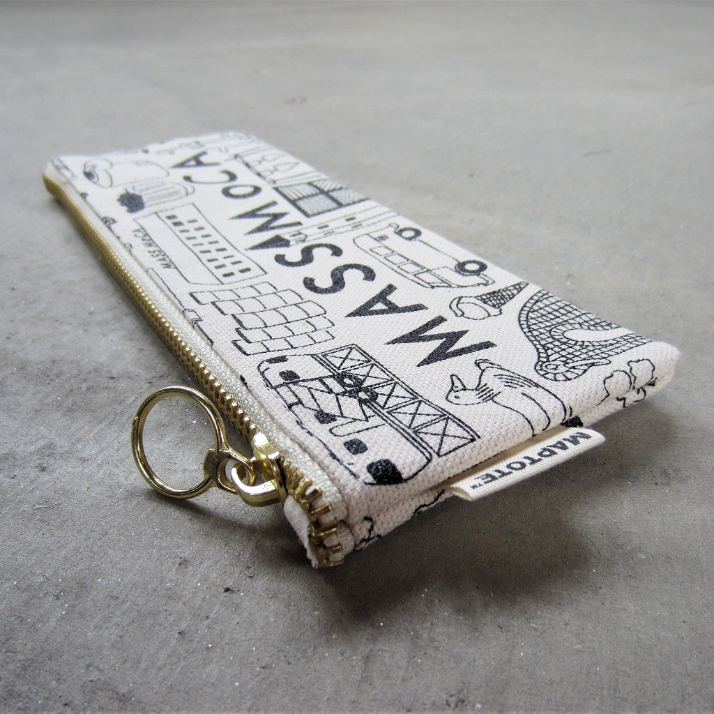 MASS MoCA Canvas Pencil Pouch: Museum Icons