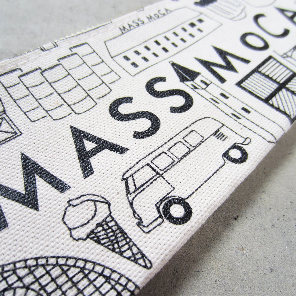 MASS MoCA Canvas Pencil Pouch: Museum Icons