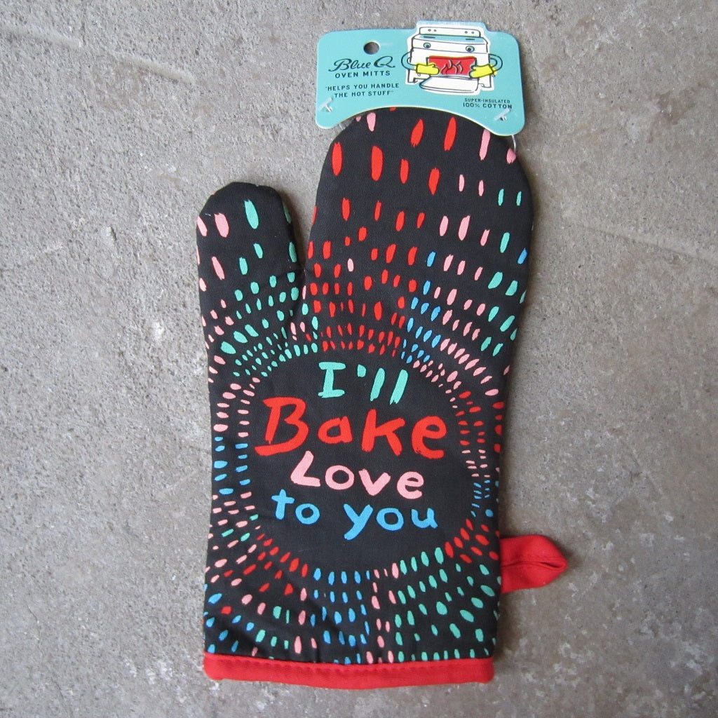 Blue Q I'll Bake Love to You Oven Mitt