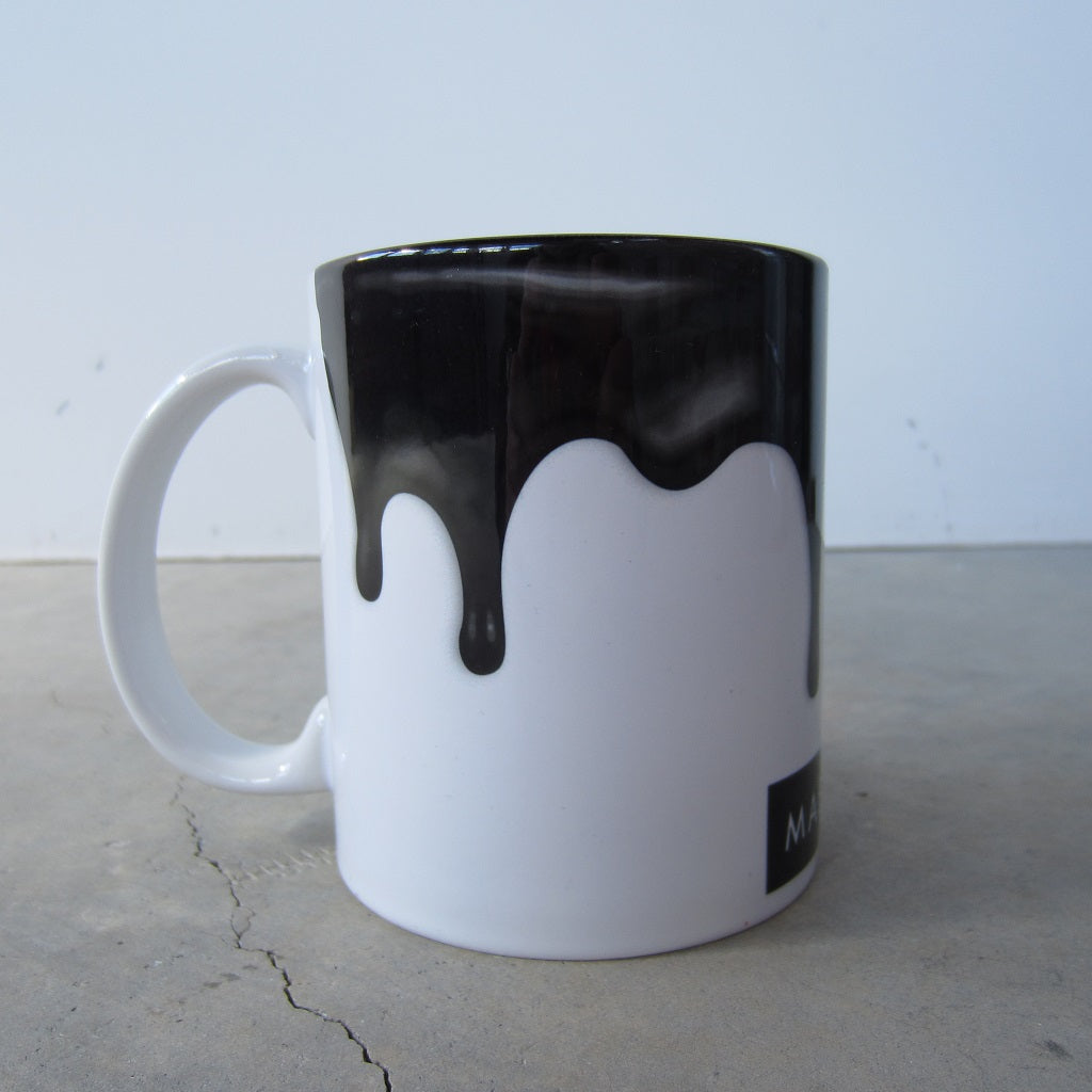 MASS MoCA Paint Drip Mug: Black