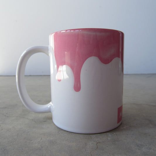 MASS MoCA Paint Drip Mug: Pink