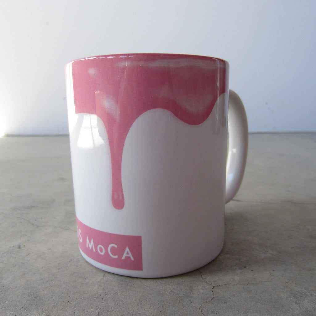 MASS MoCA Paint Drip Mug: Pink