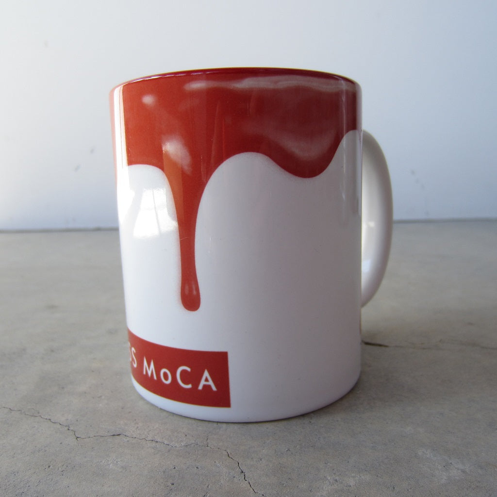 MASS MoCA Paint Drip Mug: Red