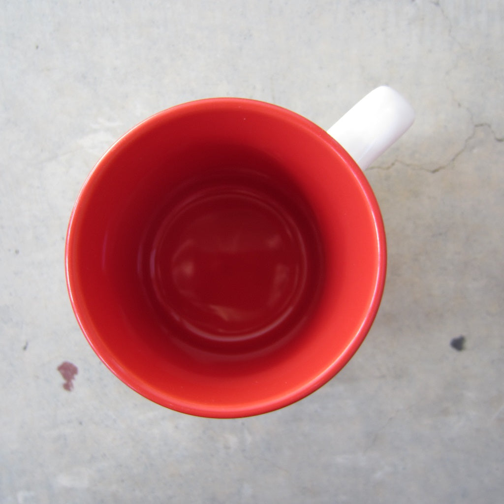 MASS MoCA Paint Drip Mug: Red