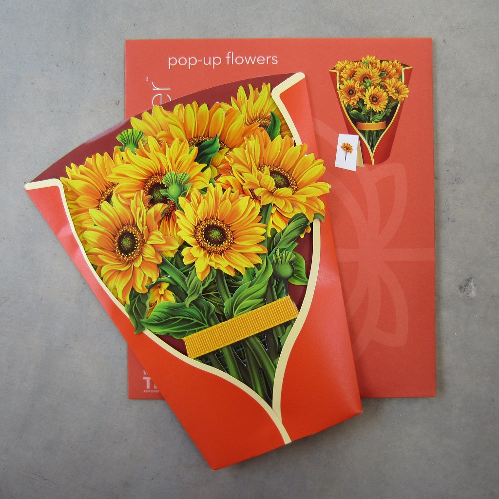 Paper Bouquet: Sunflowers