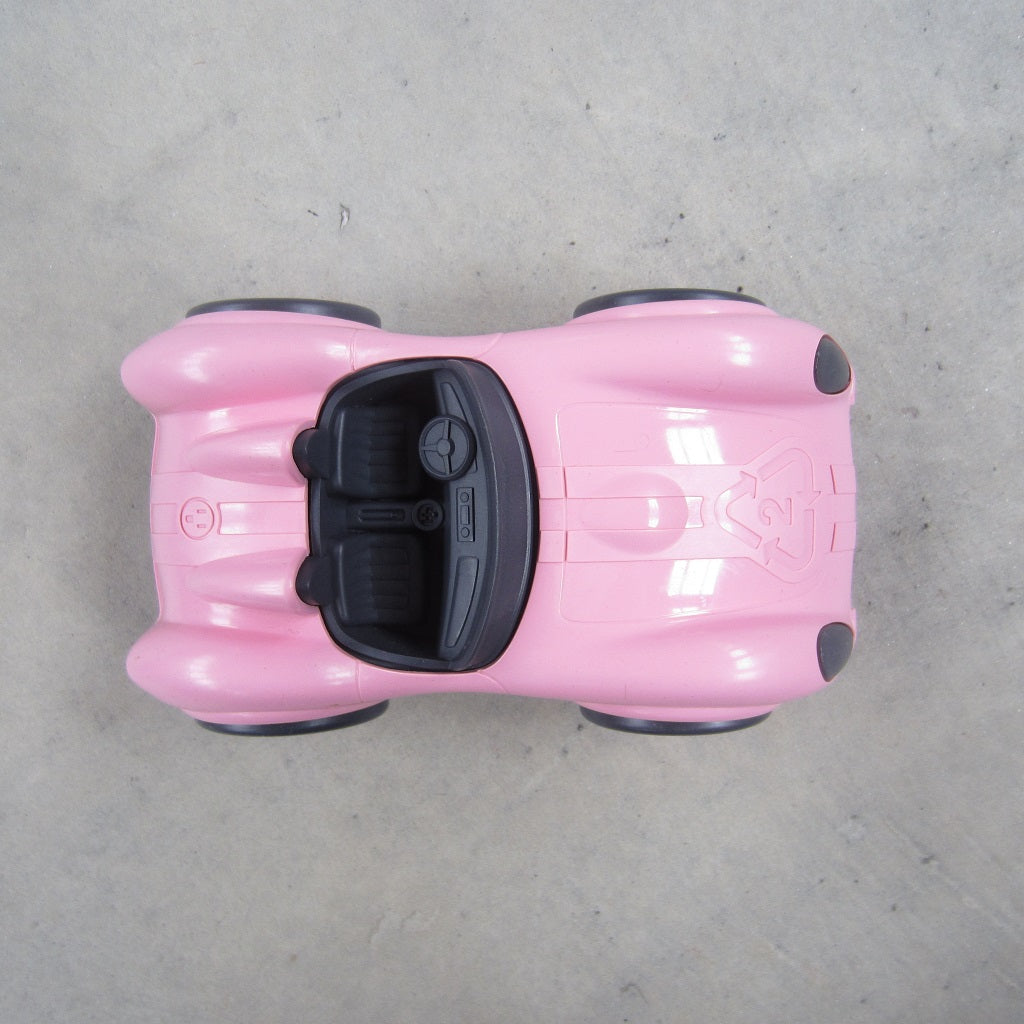 Recycled Plastic Race Car: Pink