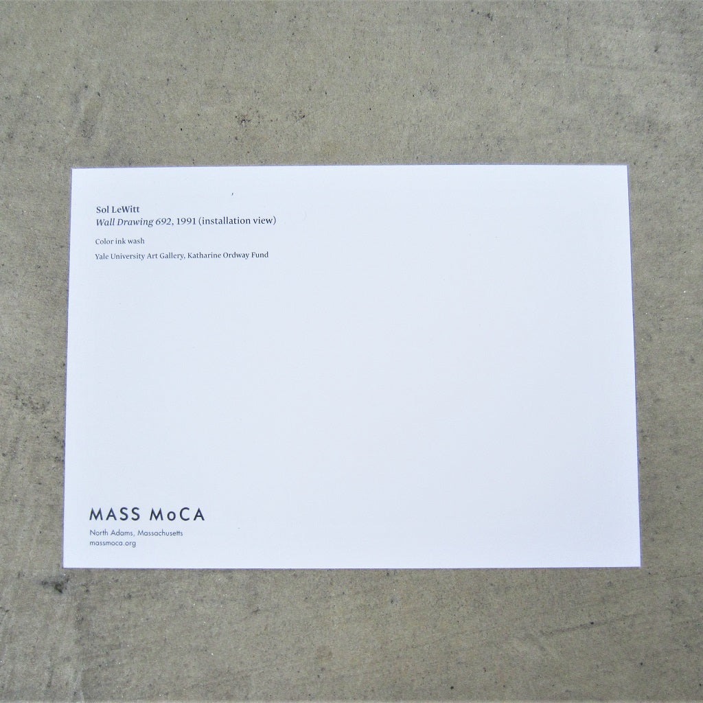 Postcard: Sol LeWitt Wall Drawing 692