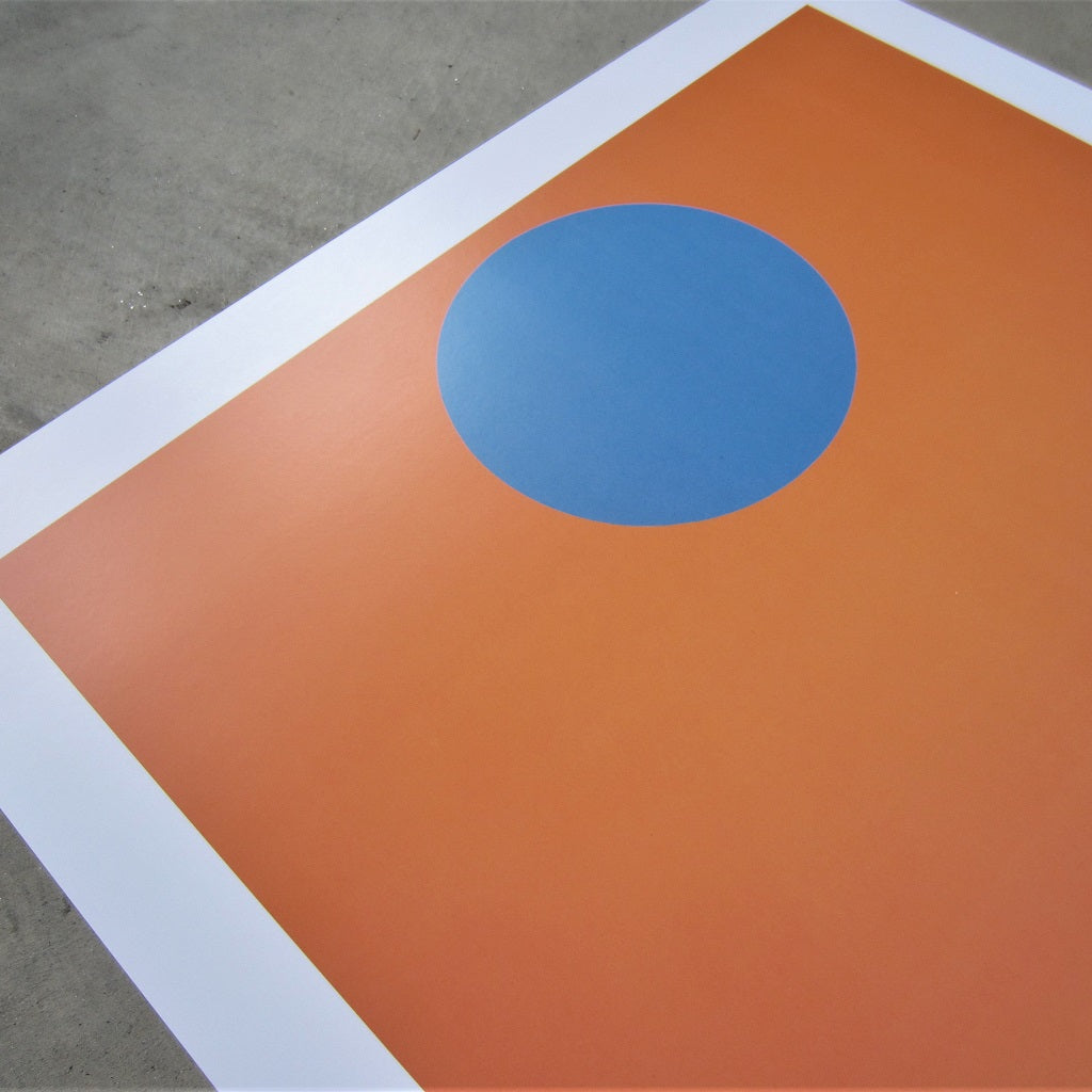 James Turrell C.A.V.U. Poster - Orange