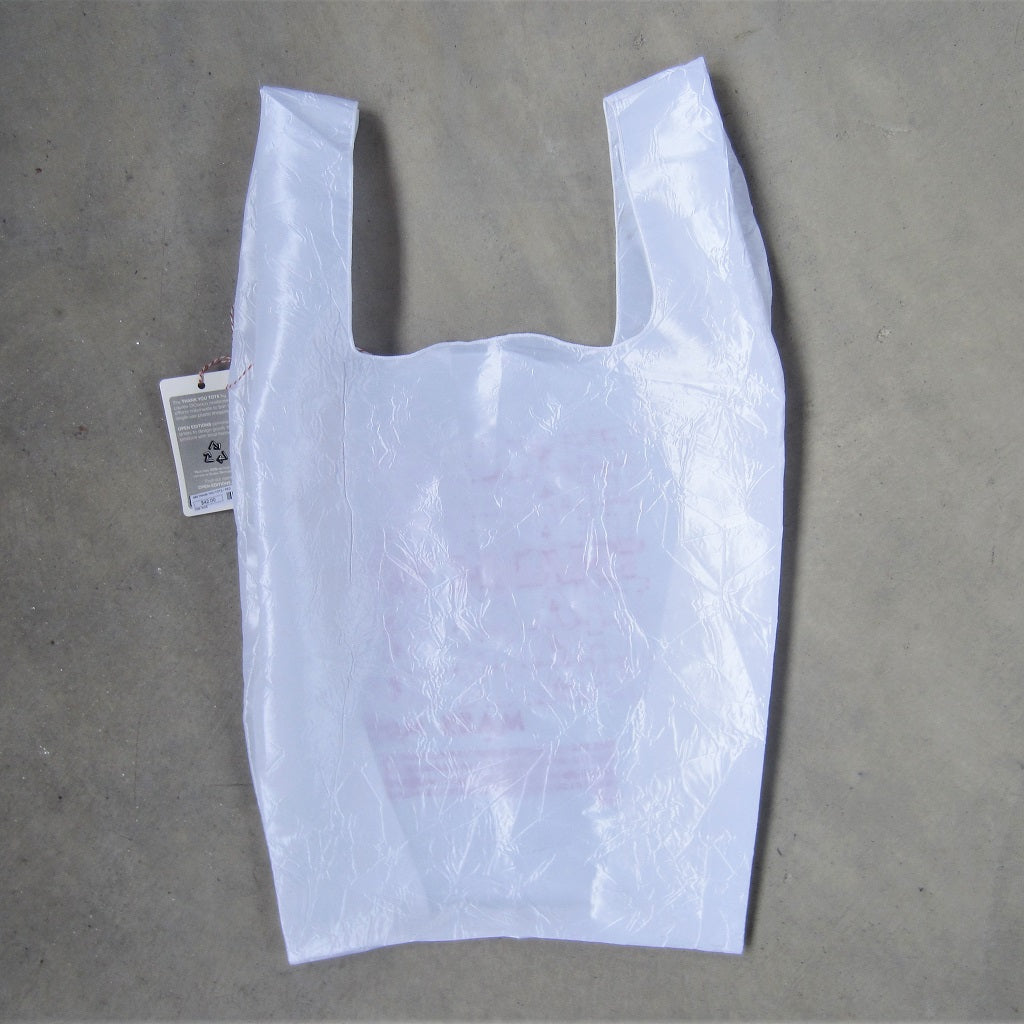 MASS MoCA Thank You Bag: Red + White