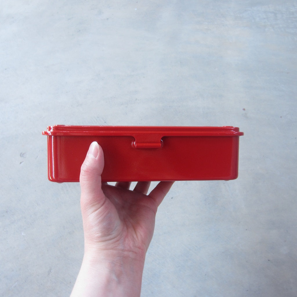 TOYO Steel Stackable Storage Box T-190: Red