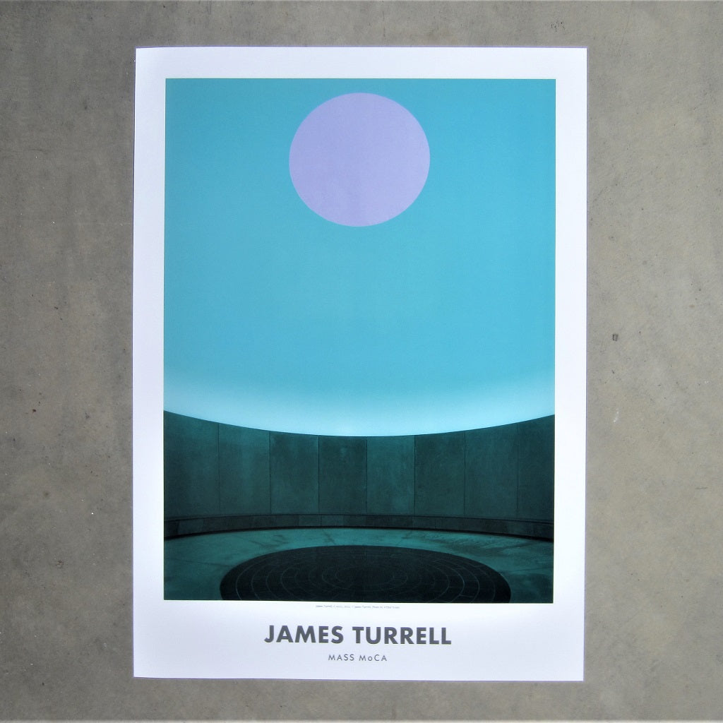 James Turrell C.A.V.U. Poster - Blue