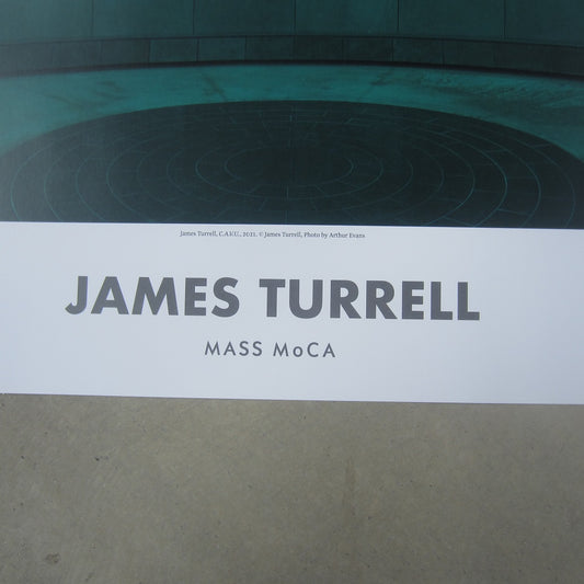 James Turrell C.A.V.U. Poster - Blue