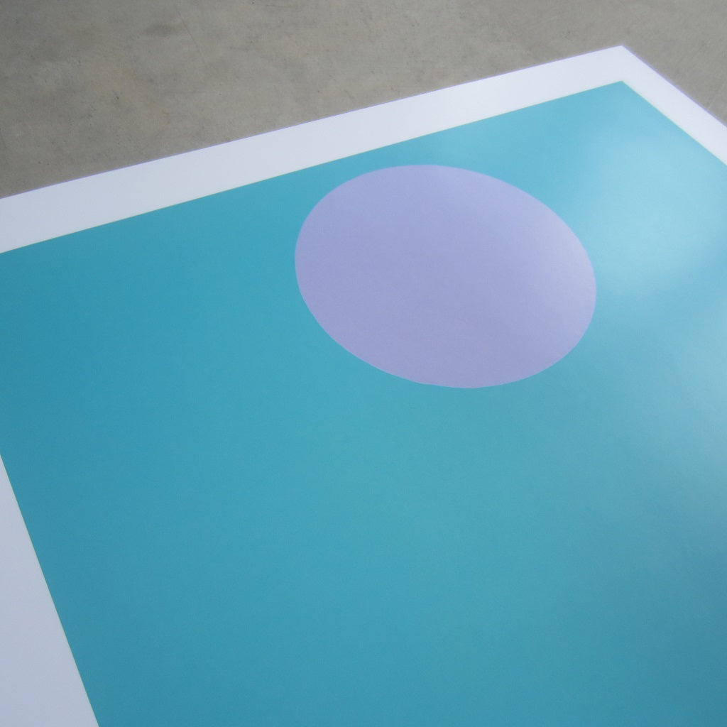 James Turrell C.A.V.U. Poster - Blue