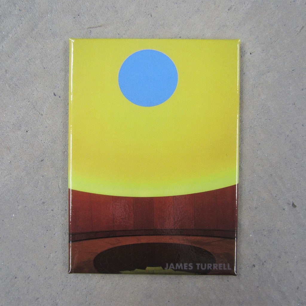 MASS MoCA Magnet: James Turrell C.A.V.U. Yellow