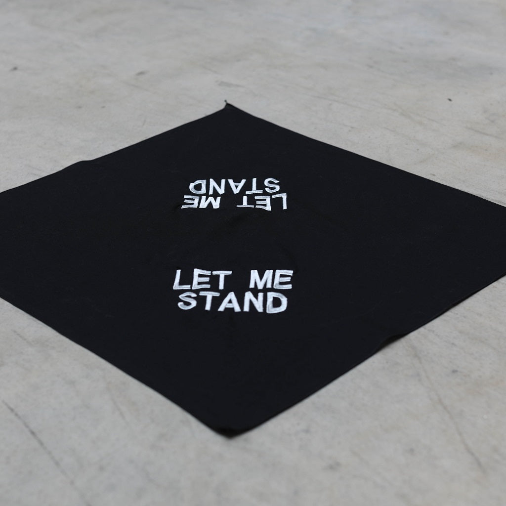 Jenny Holzer Bandana: LET ME STAND