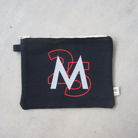 MASS MoCA 25th Anniversary Hemp Zipper Pouch