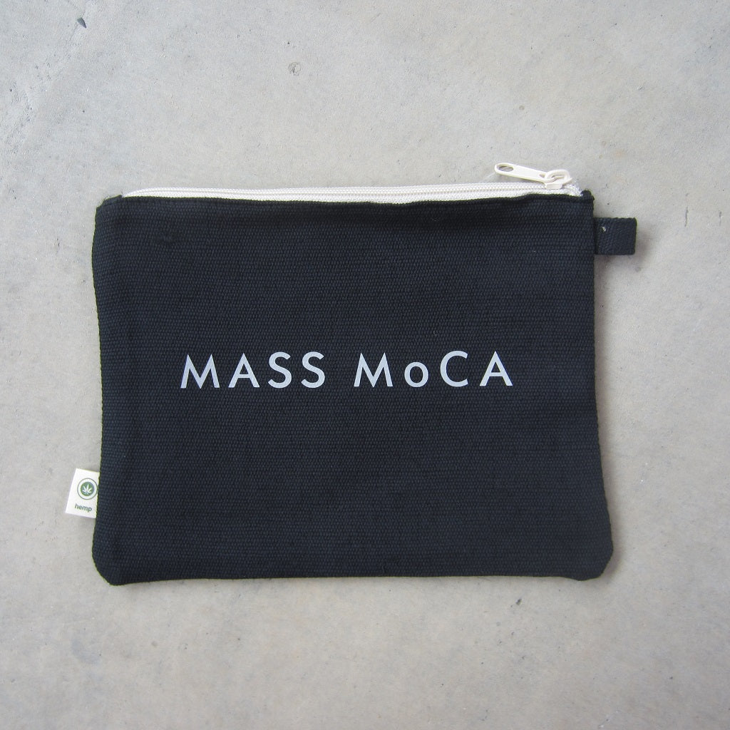 MASS MoCA 25th Anniversary Hemp Zipper Pouch