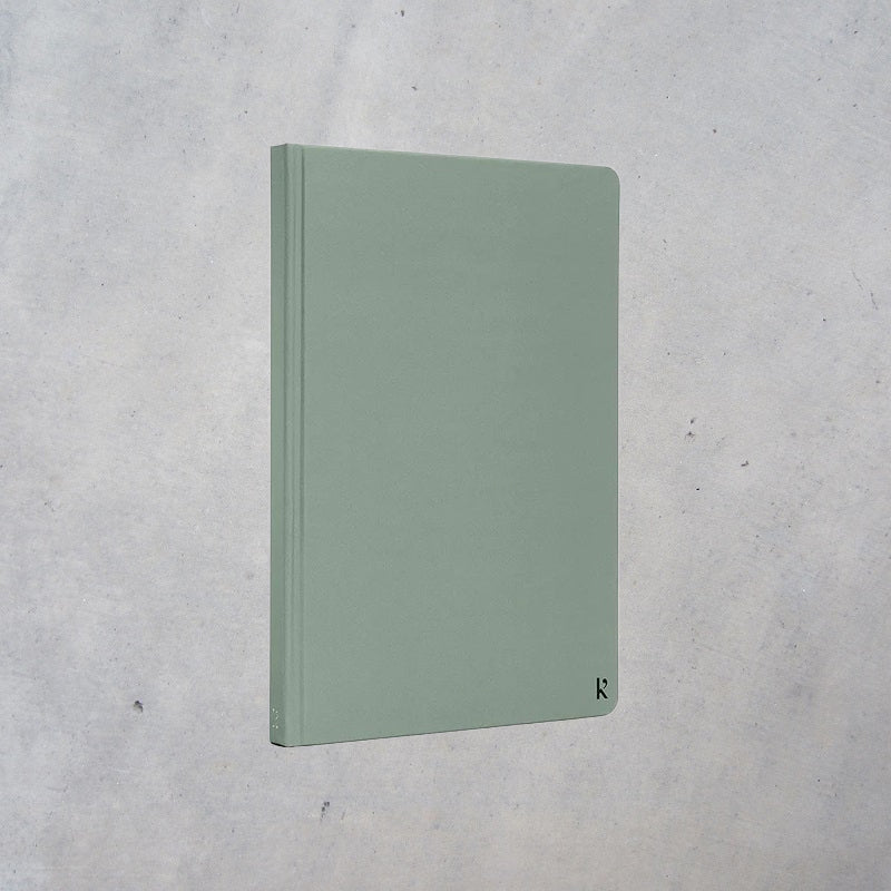 Sustainable Stone Paper Hardcover Notebook Charcoal Black Waterproof