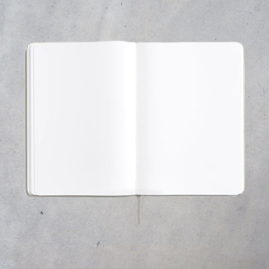 Stone Paper Notebook: A5 Blank Hardcover - Black