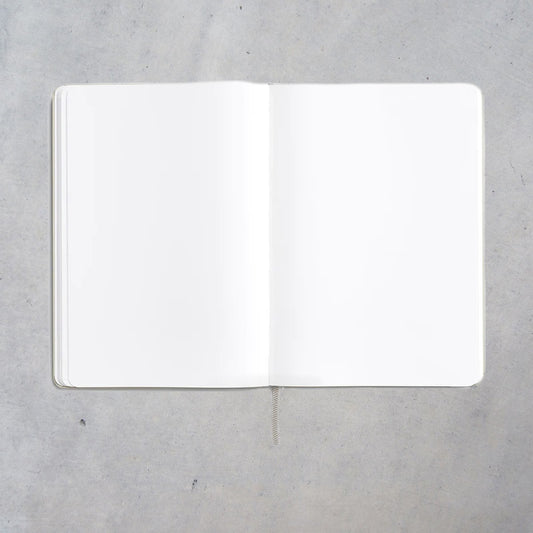 Stone Paper Notebook: A5 Blank Hardcover - Navy