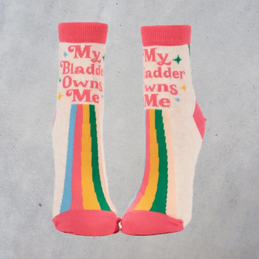 Women's Ankle Socks: My Bladder Owns Me