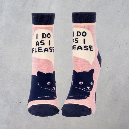 Women's Ankle Socks: I Do as I Please