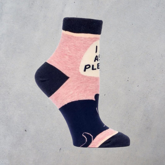 Women's Ankle Socks: I Do as I Please