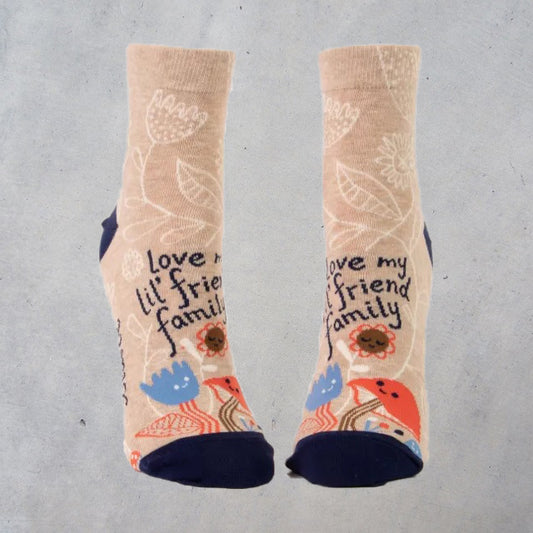 Women's Ankle Socks: Lil' Friend Family