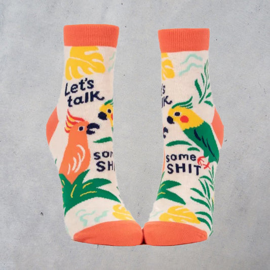 Women's Ankle Socks: Talk Some Shit