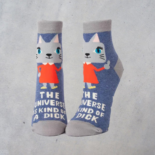 Women's Ankle Socks: The Universe is Kind of a Dick