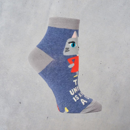 Women's Ankle Socks: The Universe is Kind of a Dick