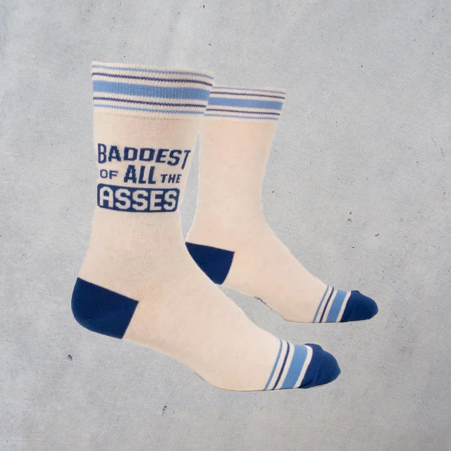 Men's Crew Socks: Baddest of ALL the Asses