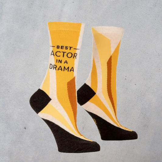 Women's Crew Socks: Best Actor in Drama