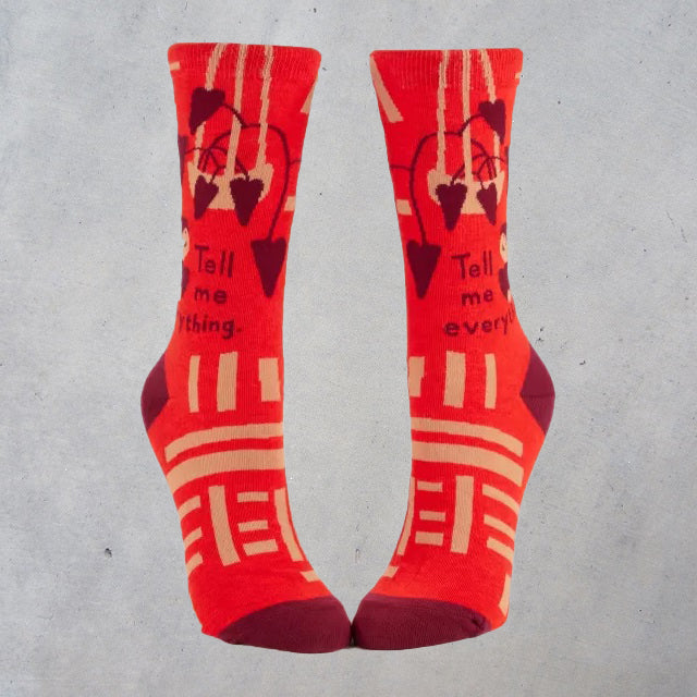 Women's Crew Socks: Tell Me Everything