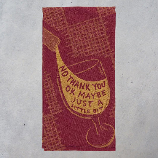 Woven Dish Towel: Just A Little