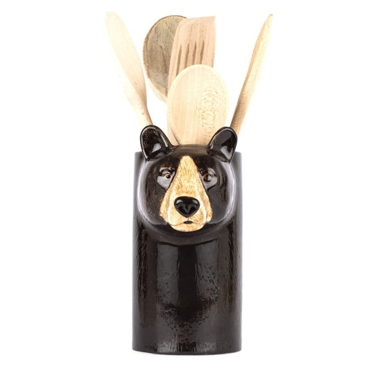 Utensil Pot: Black Bear
