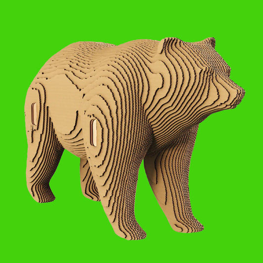 Grizzly Bear Cartonic 3D Cardboard Puzzle