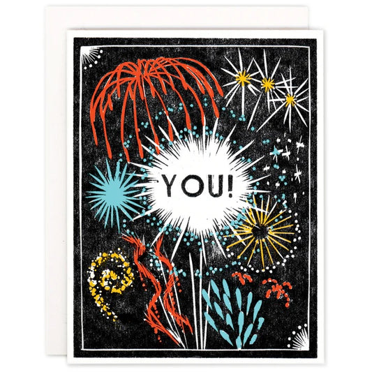 Greeting Card: Fireworks For You