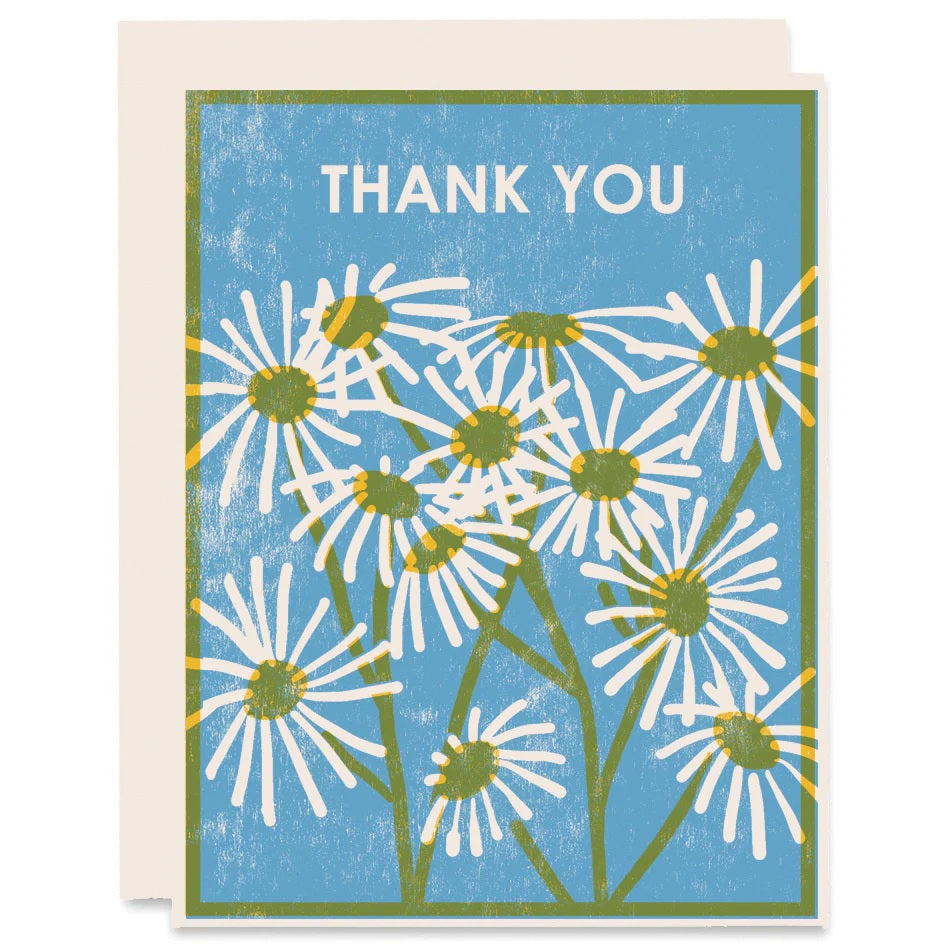 Greeting Card: Thank You Daisies