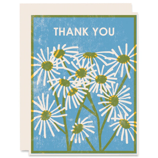 Greeting Card: Thank You Daisies