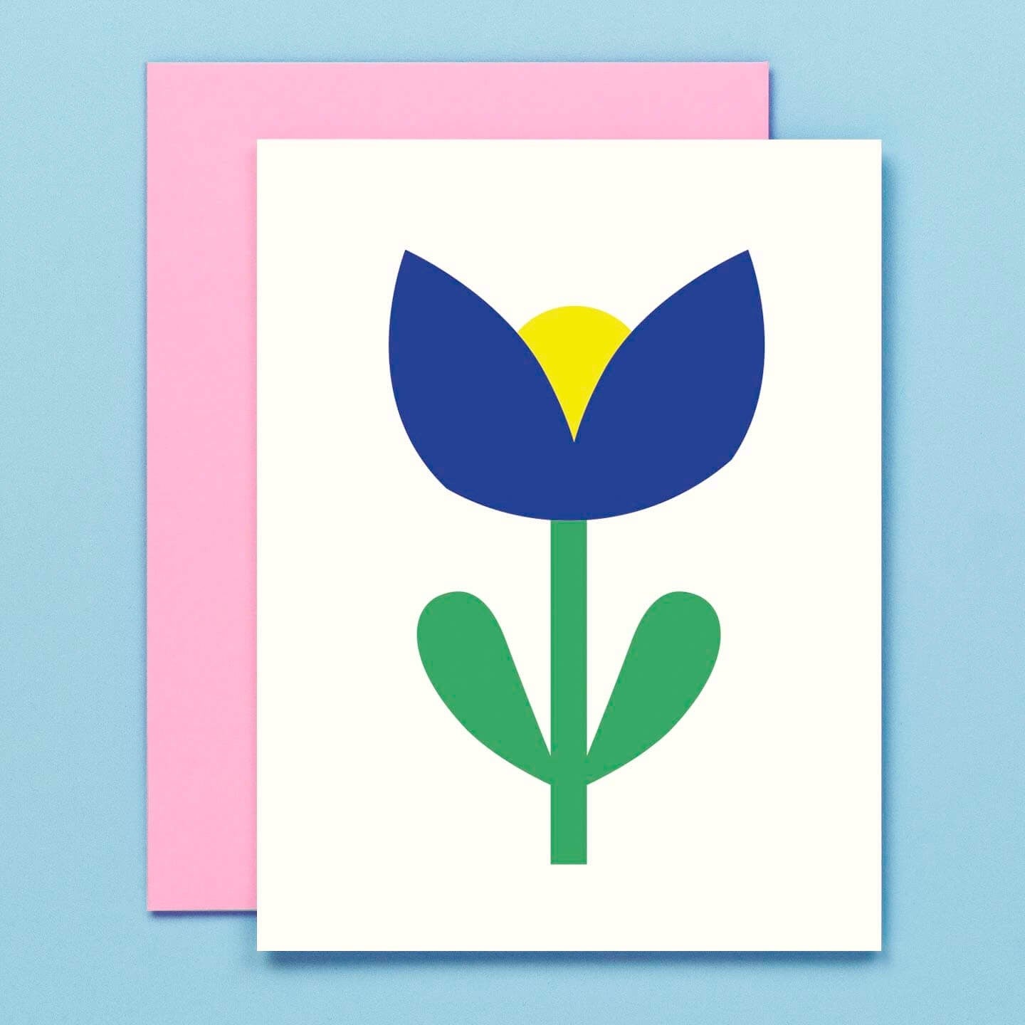 Greeting Card: Flower Friend No. 8 Tui