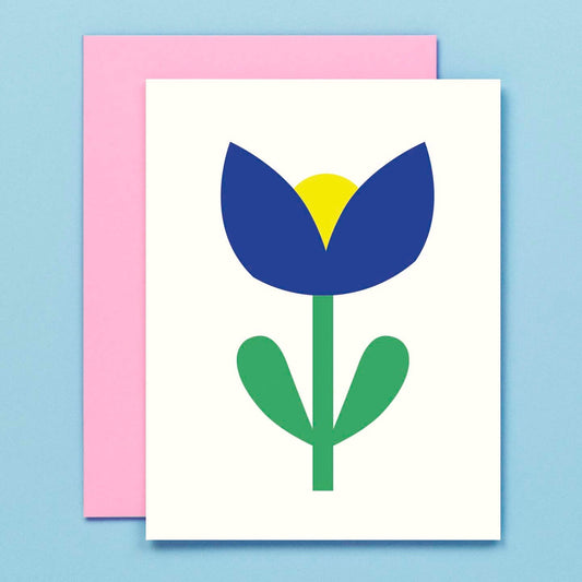 Greeting Card: Flower Friend No. 8 Tui
