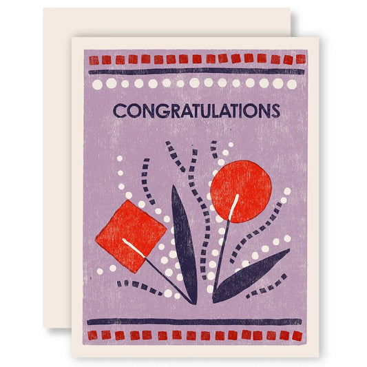 Greeting Card: Congratulations (Bouquet)
