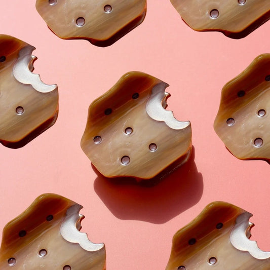 Mini Chocolate Chip Cookie Hair Claw