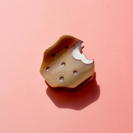 Mini Chocolate Chip Cookie Hair Claw